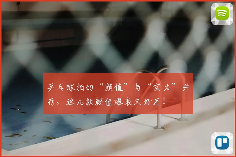 乒乓球拍的“颜值”与“实力”并存,这几款颜值爆表又好用!